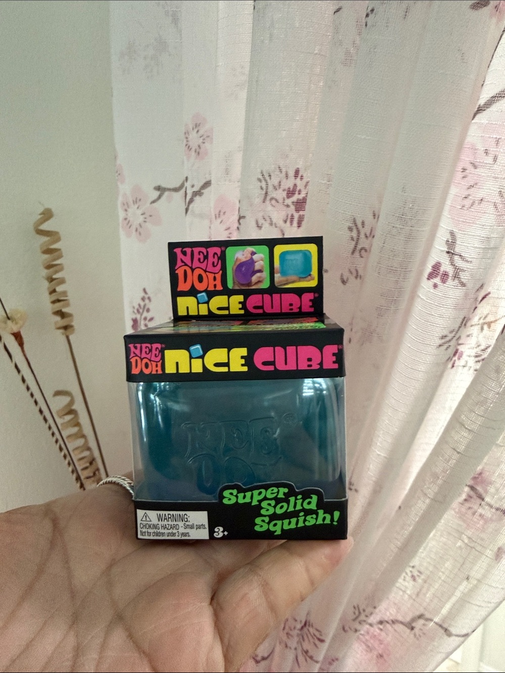 VIRAL Nee Doh  Super Solid Cube - BLUE